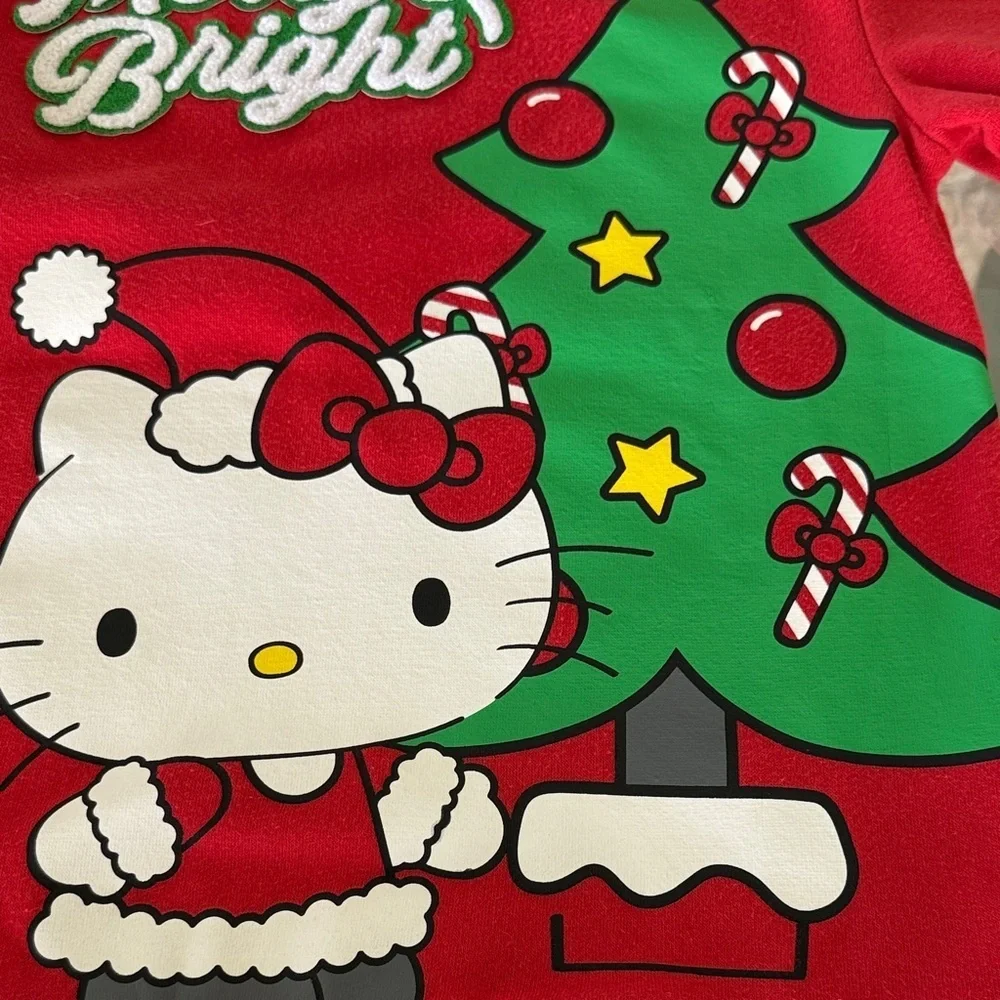 Hello Kitty Christmas Red Sweatshirt for Kids